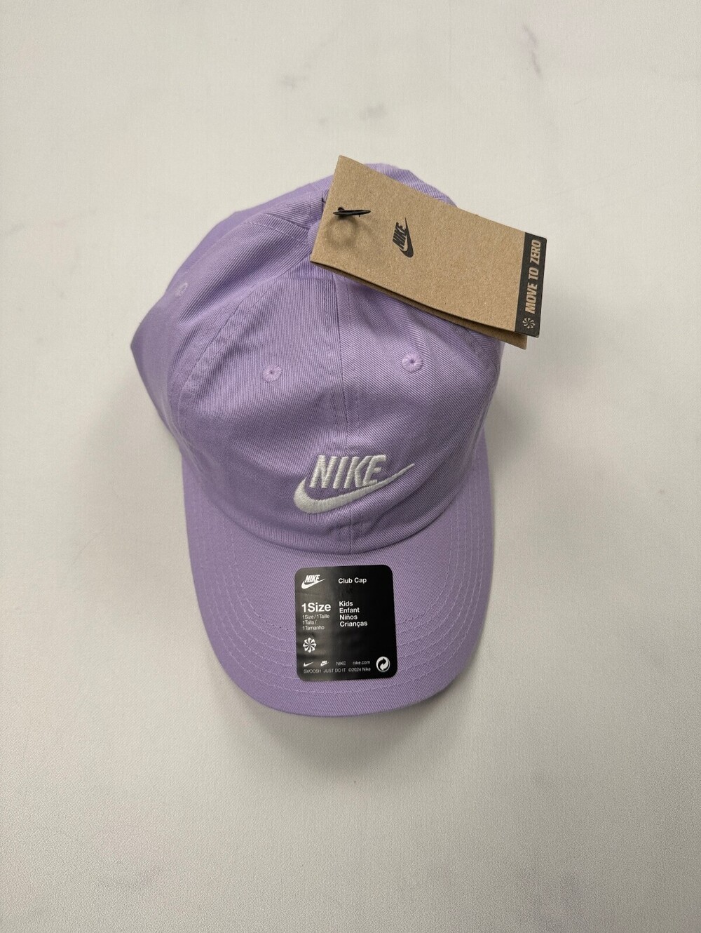 Nike Club Cap Baseball Cap Lilac Modern Streetwear - Girls One Size